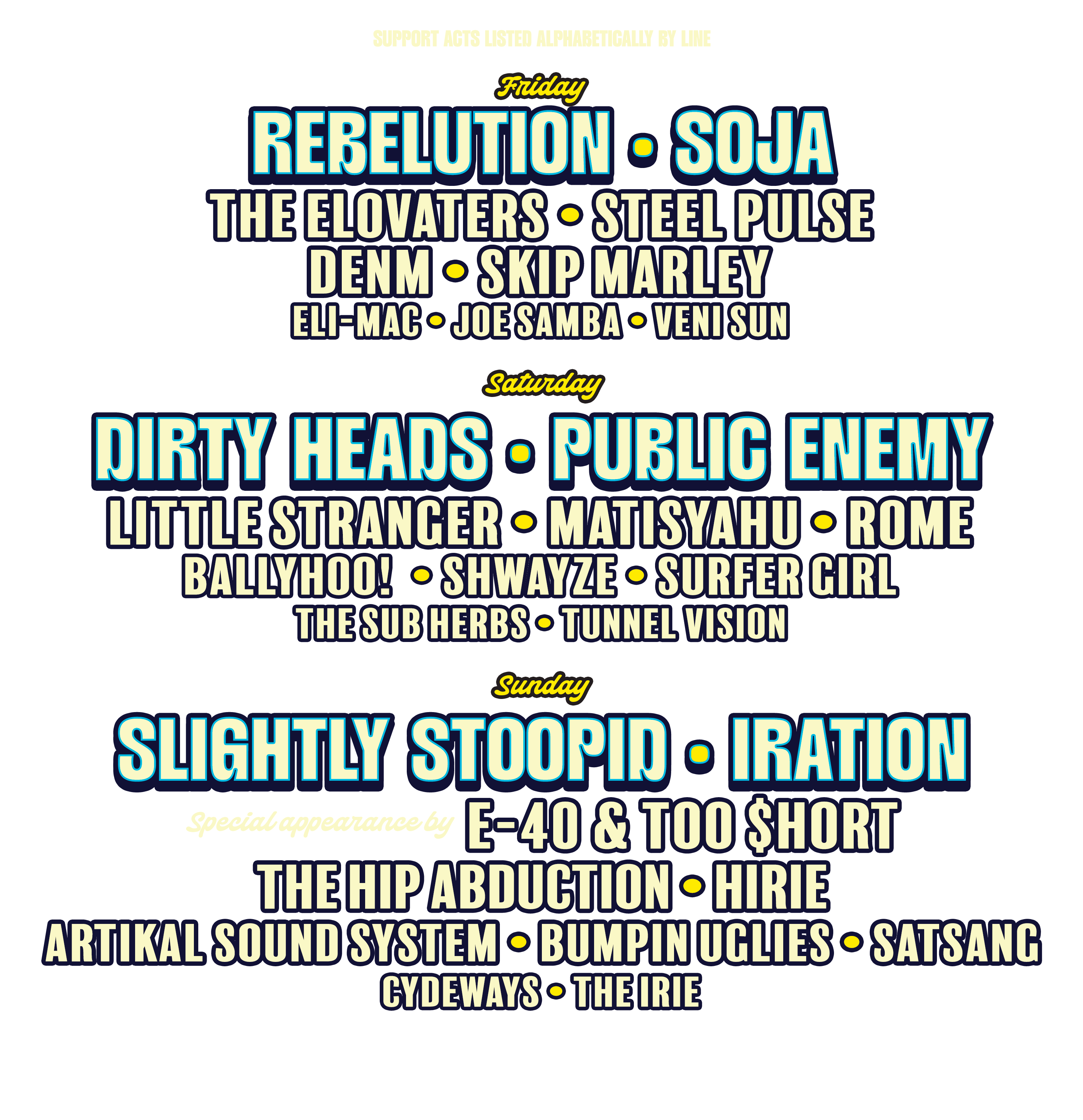 Event Lineup