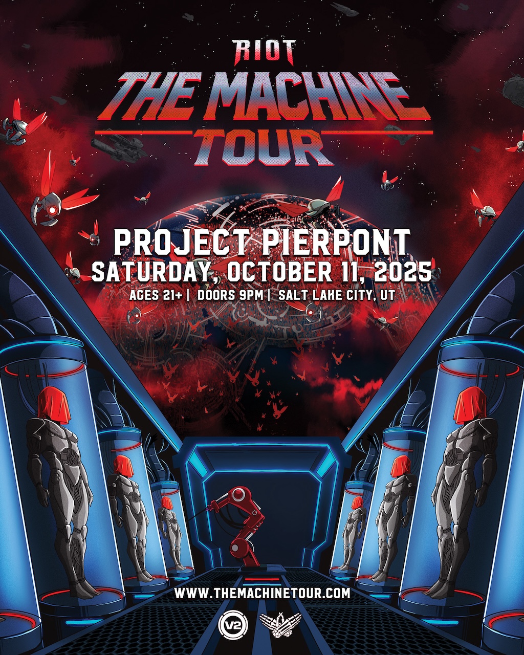RIOT: THE MACHINE TOUR at PROJECT PIERPONT cover