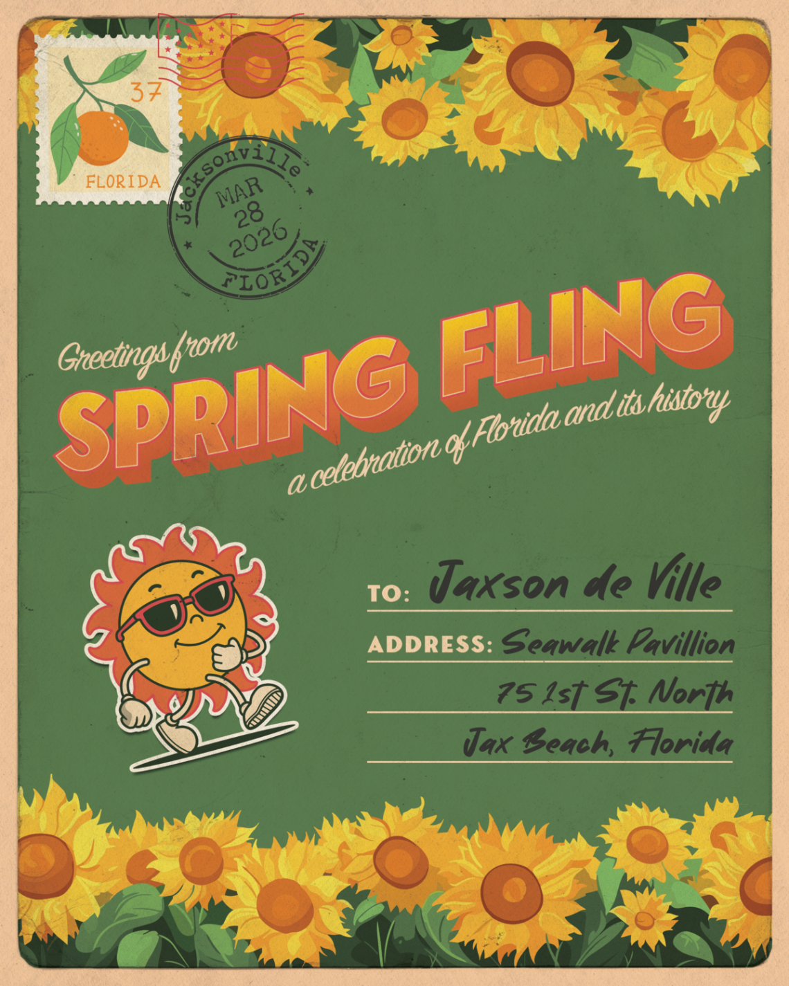 Event poster background