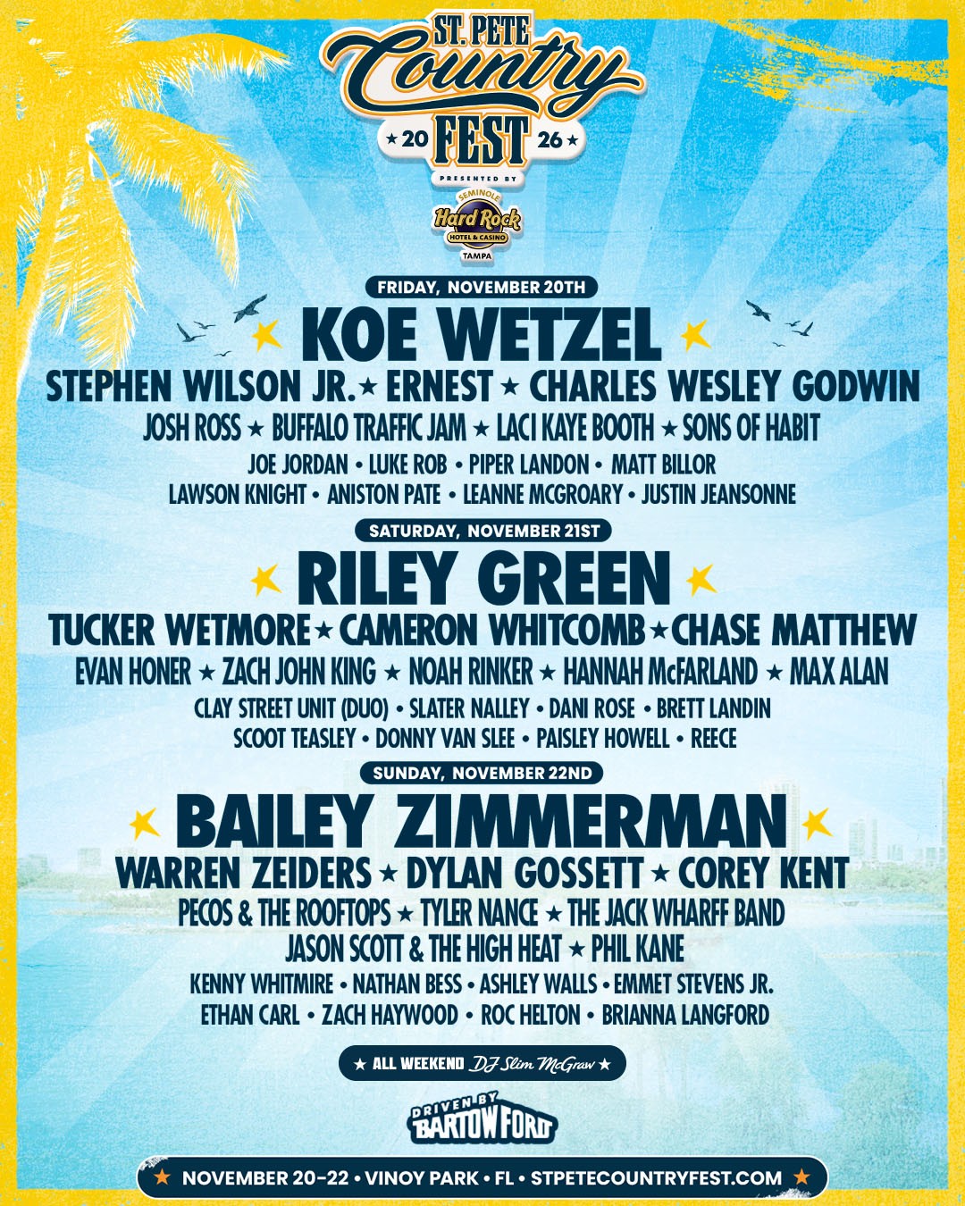 Event Lineup