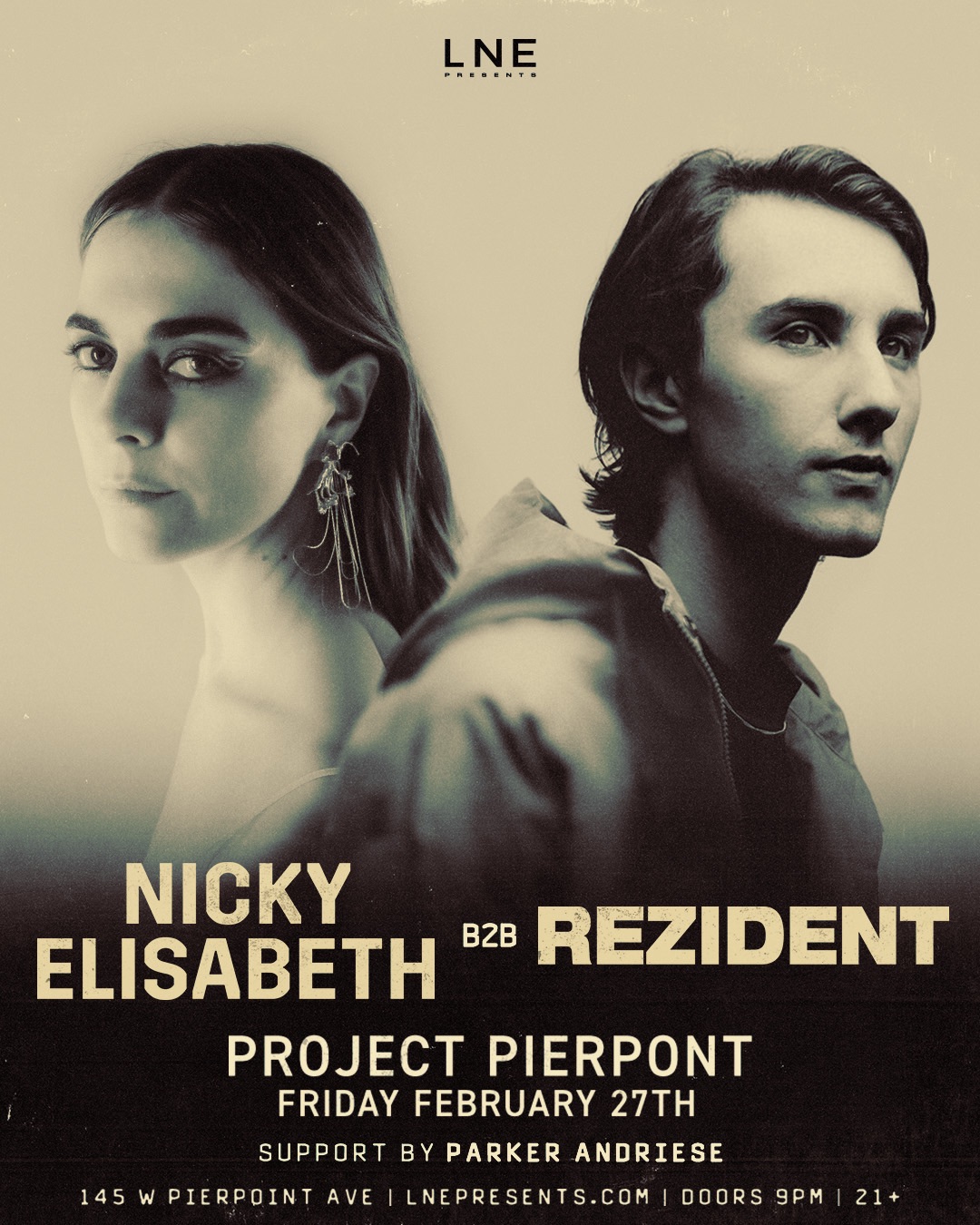 REZIDENT B2B NICKY ELISABETH at PROJECT PIERPONT cover