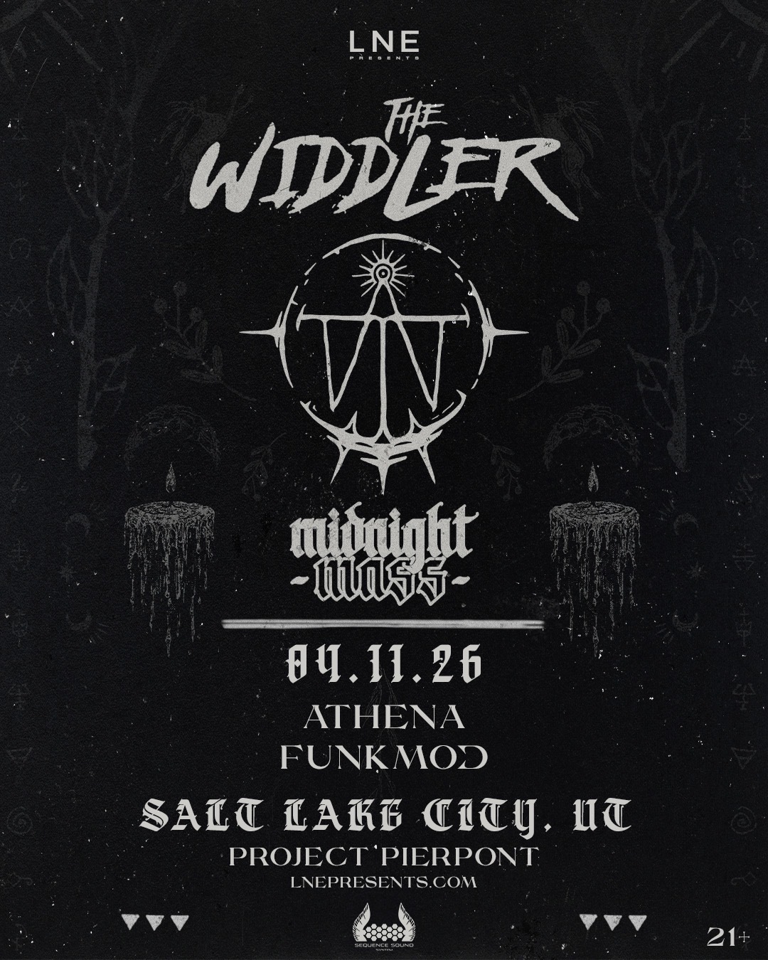 LNE Presents: The Widdler’s Midnight Mass Tour w/ Athena at Project Pierpont cover