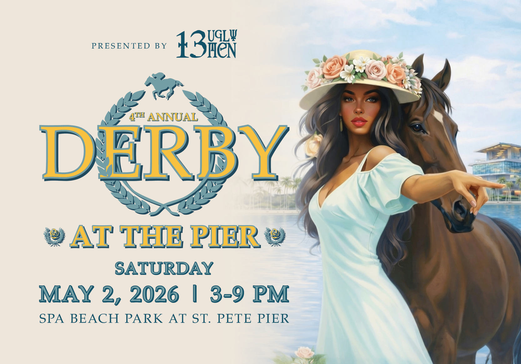 13 Ugly Men Presents: Derby at the Pier 2026 cover