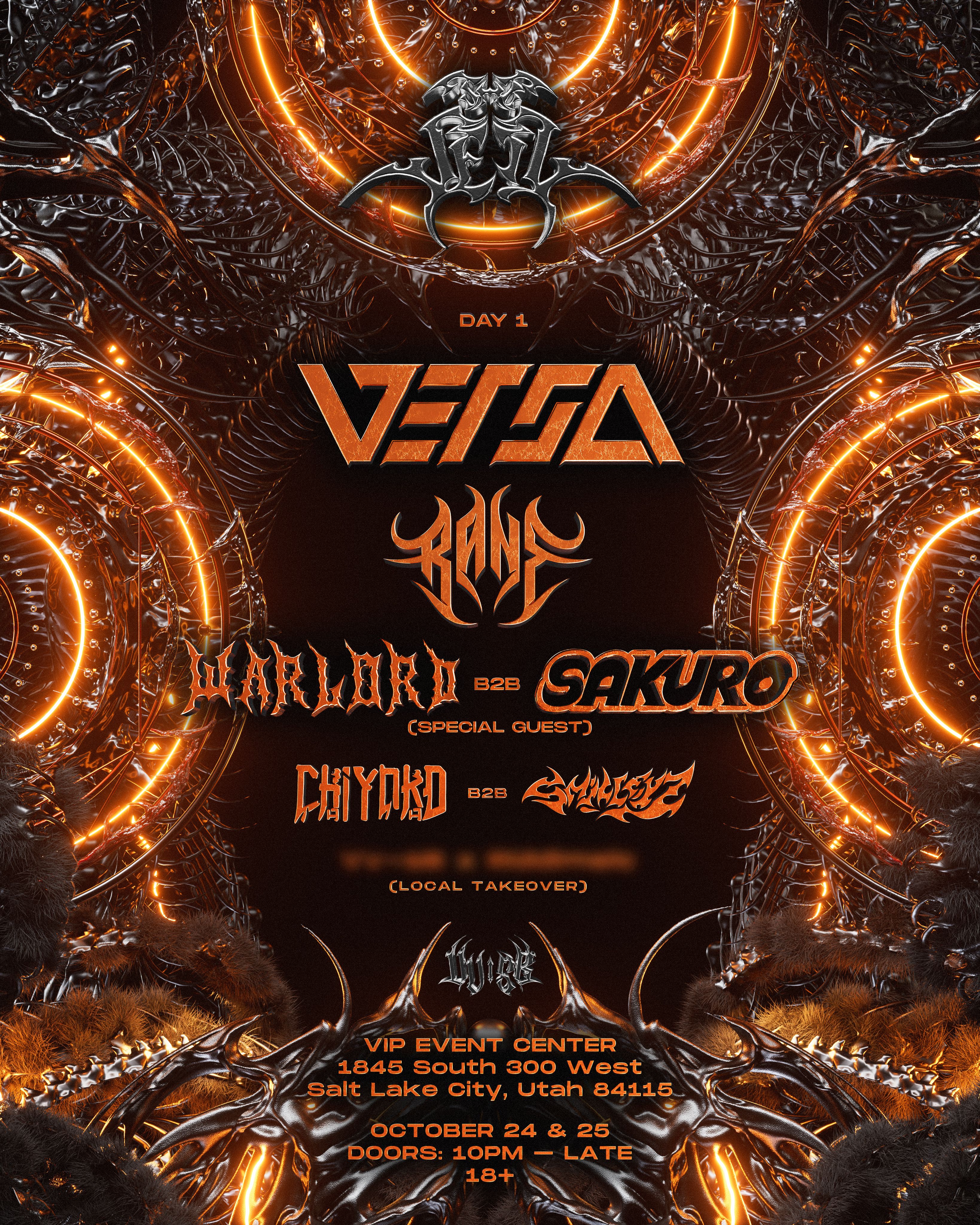 AMF Vol2: Bear grillz, Vastive, Vrg, Tyrant Hex, Pookie - Event Live