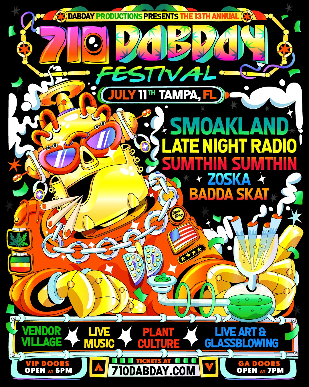13th Annual 710 Dab Day Festival