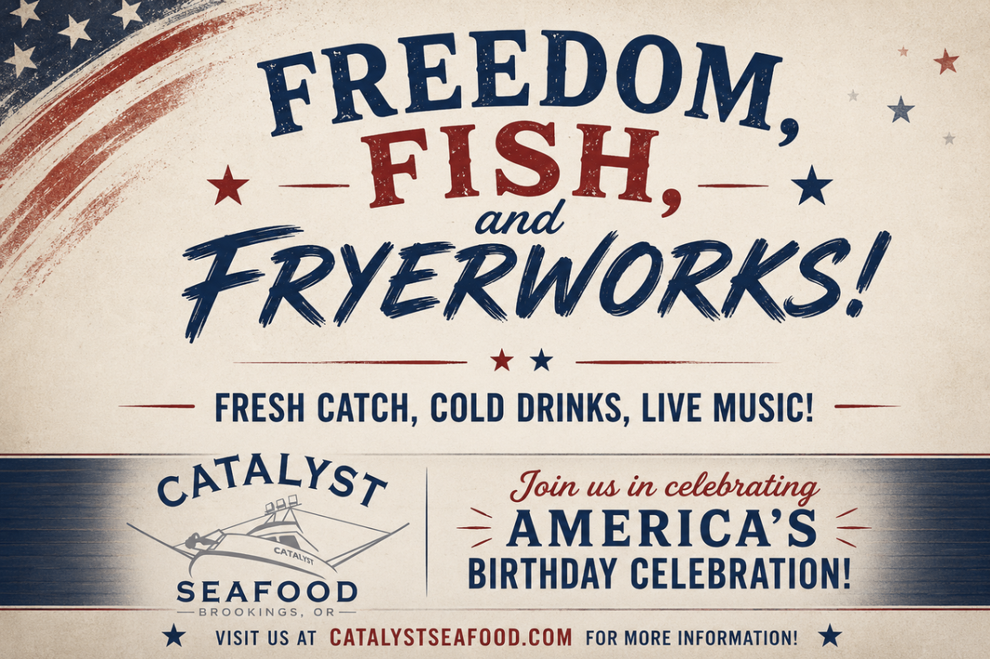 Freedom Fish Freedom, Fish, and Fryerworks! - Event Live