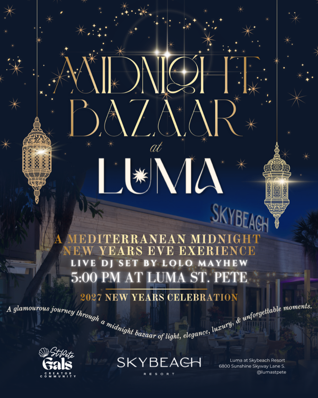 The Midnight Bazaar: A LUMA New Year's Eve!
