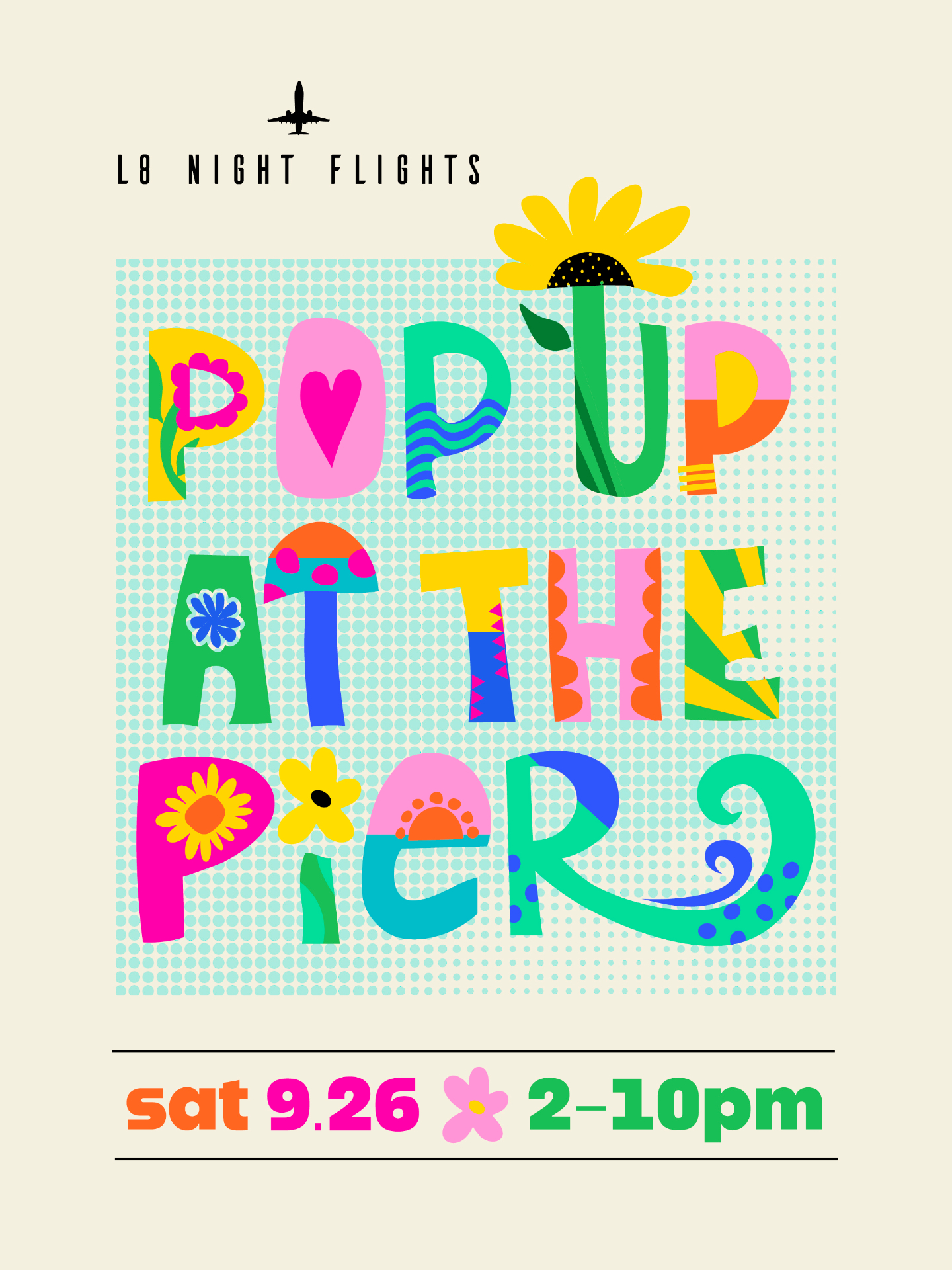 L8 Night Flights Pier Pop Up - September 26, 2026