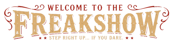 Welcome to the FreakShow Night One: The Supervillains banner