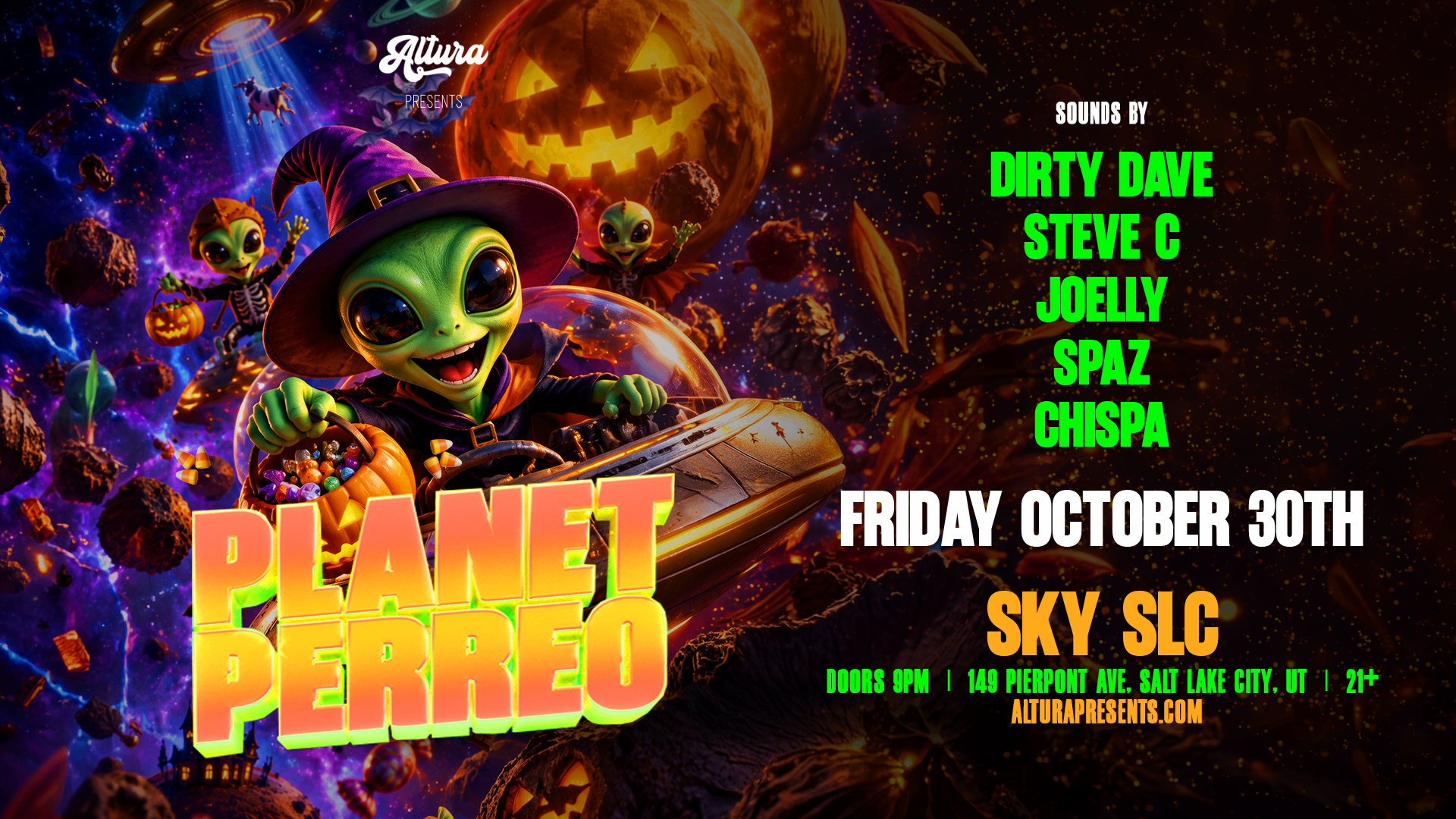 PLANET PERREO at SKY banner