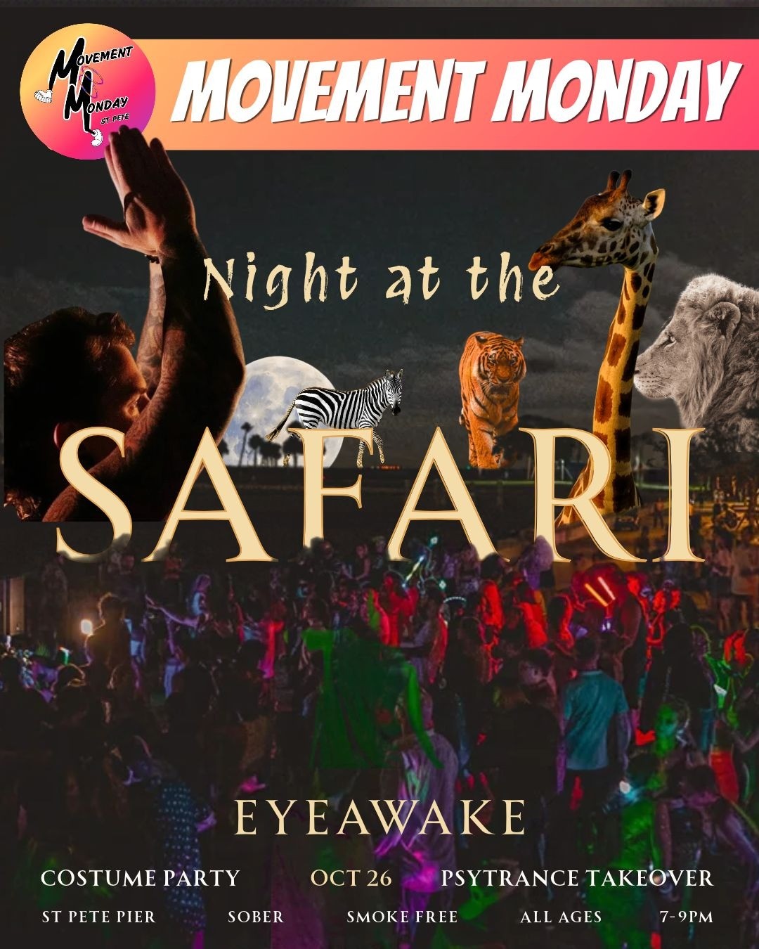 Movement Monday: Night At The Safari banner