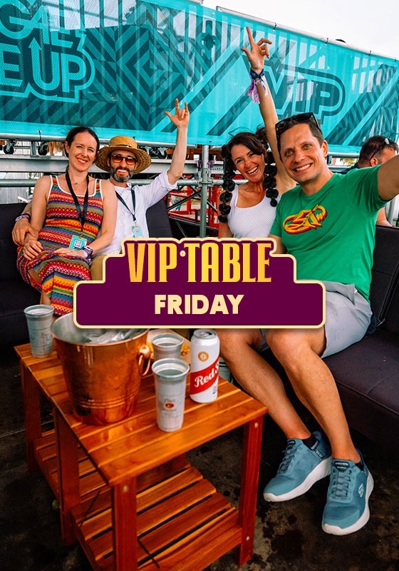 VIP TABLE (FRIDAY) - TIER 1
