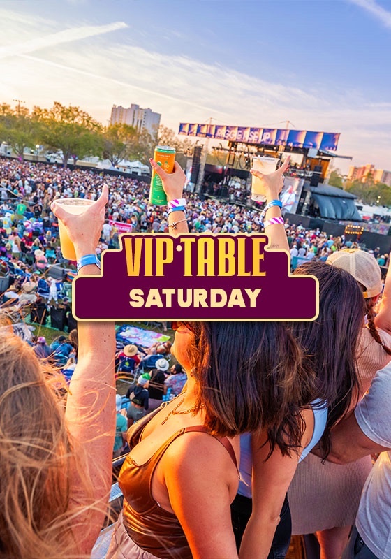 VIP TABLE (SATURDAY) - TIER 1